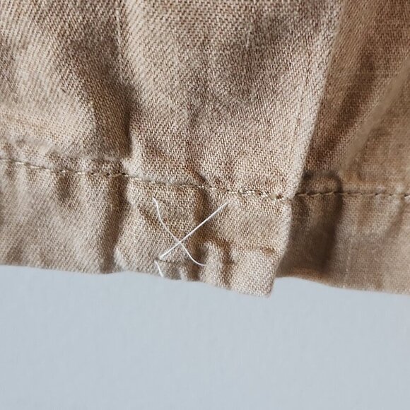 LAUREN RALPH LAUREN | 100% cotton skirt midi beige neutral sz 6 - Picture 3 of 5